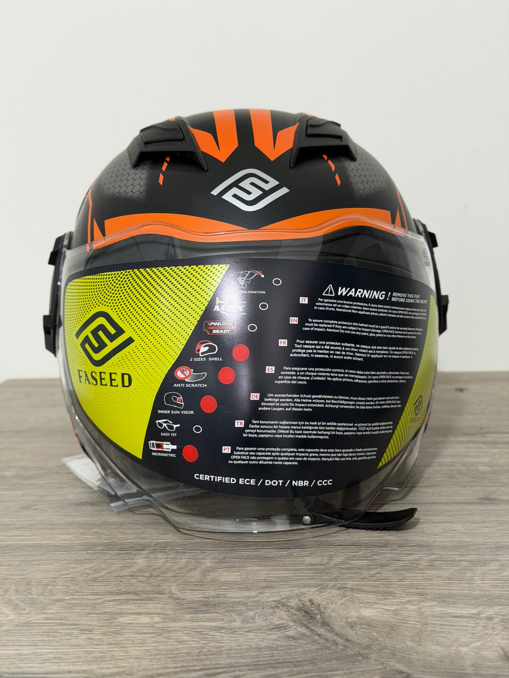 HELMET HALF FACE WITH UNET