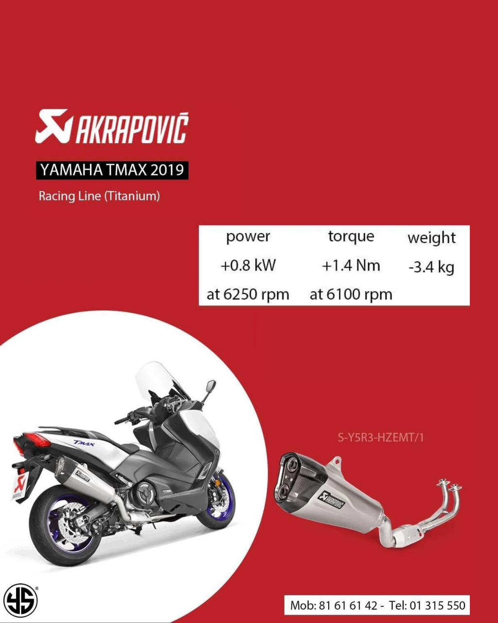 Akrapovic Exhaust TMAX|19