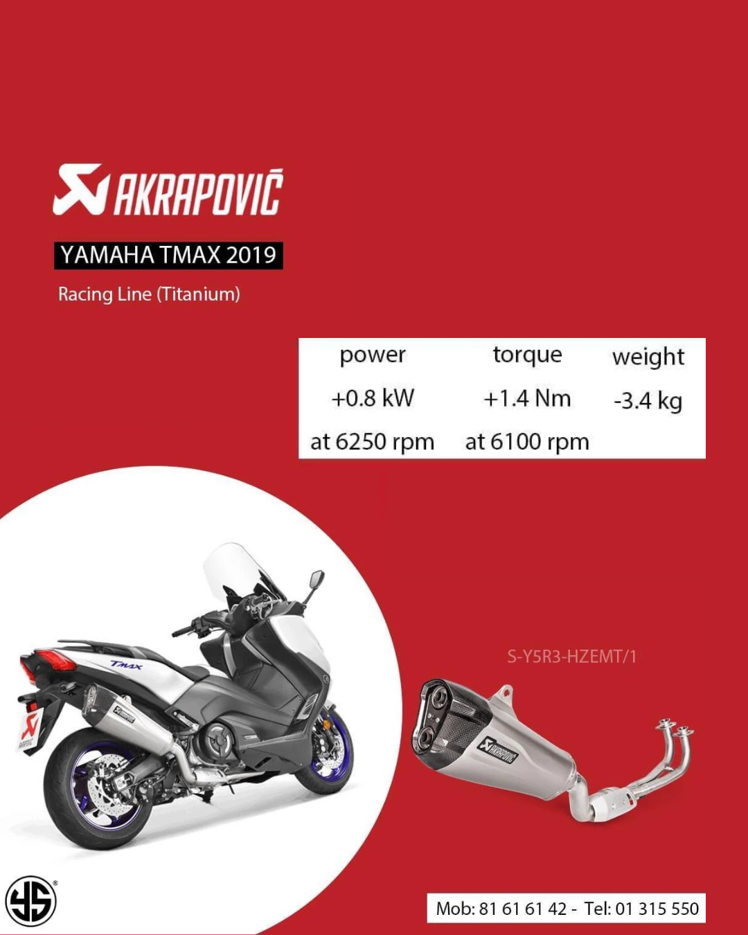 Akrapovic Exhaust TMAX|19